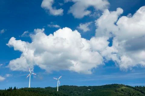 Wid turbines Stock Photos