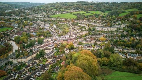 Widcombe, From Alexandra Park Stock Photos