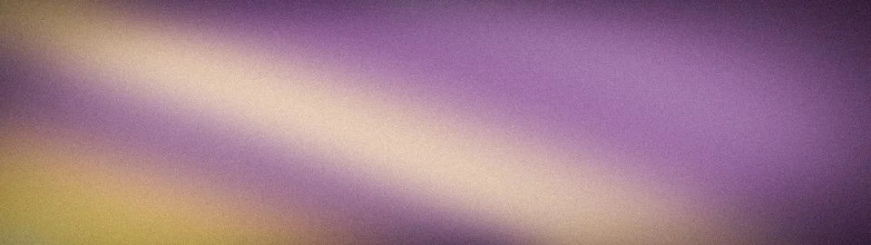 This wide abstract background features a smooth gradient blending purple yell Stock Illustration