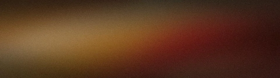 Wide abstract grainy gradient background with brown, orange, and dark red v.. Stock Illustration