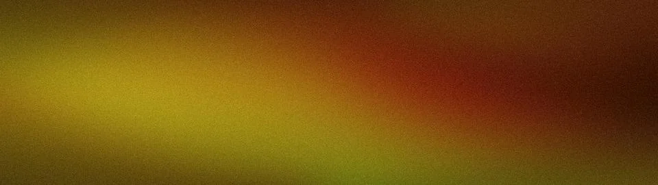 Wide abstract grainy gradient background with yellow green brown warm blur .. Stock Illustration