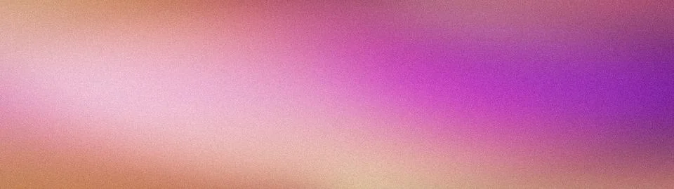 Wide abstract grainy gradient background with pink purple beige soft blur t.. Stock Illustration