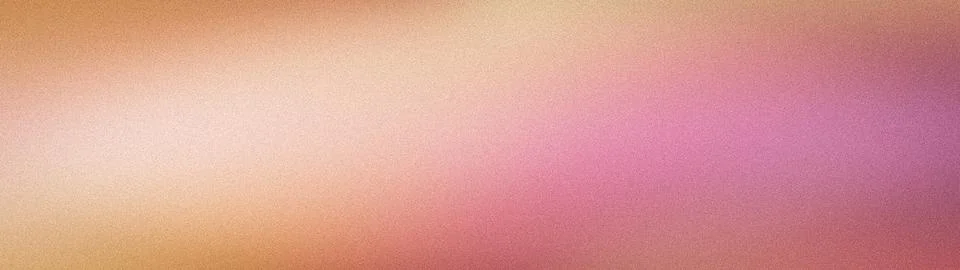 Wide abstract grainy gradient background with beige pink peach soft blur te.. Stock Illustration