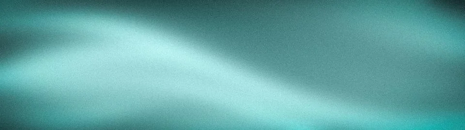 Wide abstract grainy gradient background in vibrant blue teal and cyan tones Stock Illustration