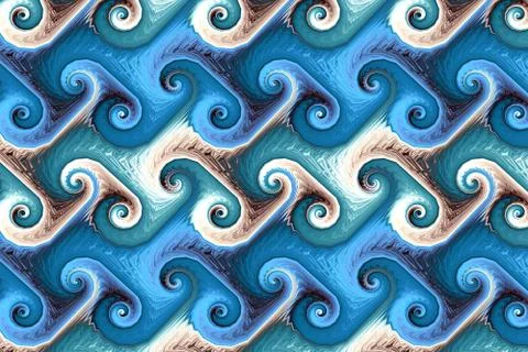 Wide abstract scroll background Illustrazione stock