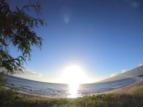 Wide Angle Beach Time Lapse 2/5/22 Stock Footage 191756881