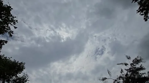 Wide angle cloudy serene cloudscape 库存影片 318207097