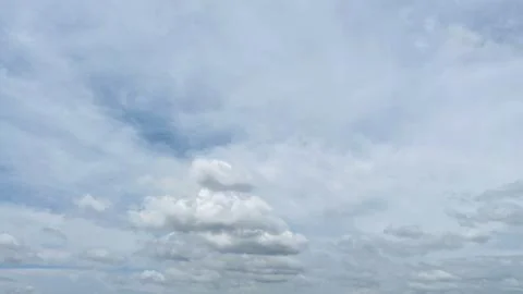 Wide Angle Full Frame Shot of Overcast Gray Sky and Thick Clouds Stock Photos