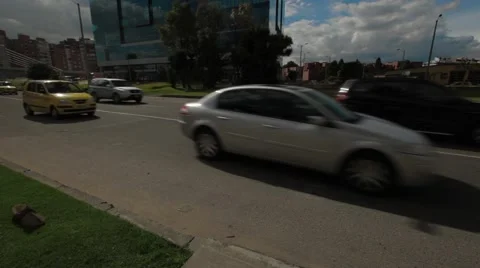 Wide Angle to Low Angle Shot of Pacific Rubiales Tower Stock Footage 45237038