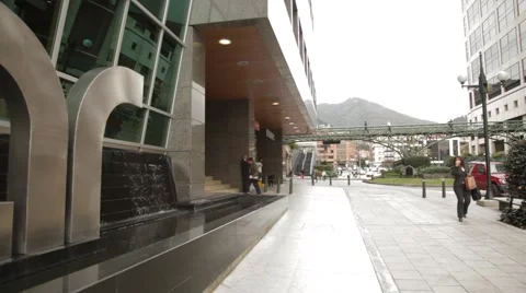 Wide Angle Shot of the AR Tower Stock Footage 42270086