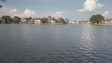 Wide angle view Coffee Pot Bay in Saint Petersburg, FL. Stock Footage 250629586