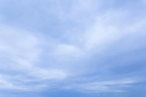 Wide Angle View of Smooth Early Evening Sky Stock Photos