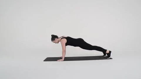 - Wide arm push-ups Stock Footage 314193882