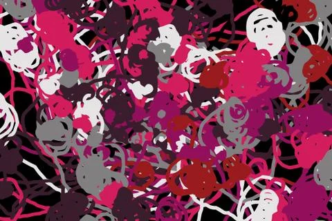 Wide background with paint daub - vector illustration Stock Illustration