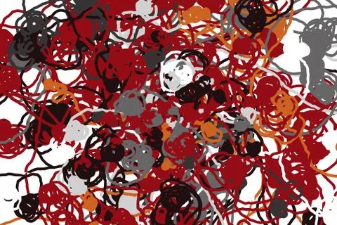 Wide background with paint daub - vector illustration Stock Illustration