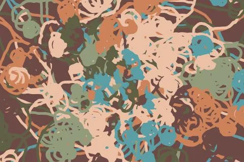 Wide background with paint daub - vector illustration Stock Illustration