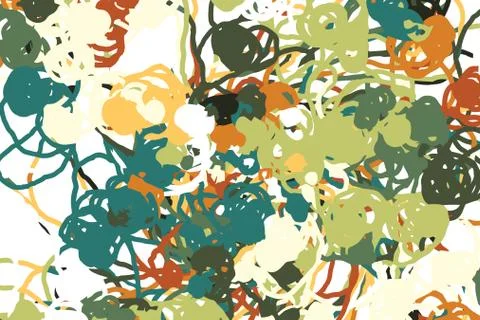 Wide background with paint daub - vector illustration Stock Illustration