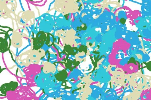 Wide background with paint daub - vector illustration Stock Illustration