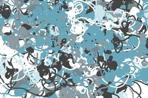 Wide background with paint daub - vector illustration Stock Illustration