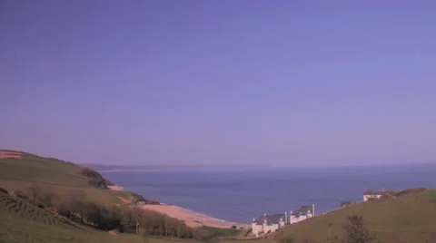 Wide Beach &amp; Cliffs 動画素材 37252325