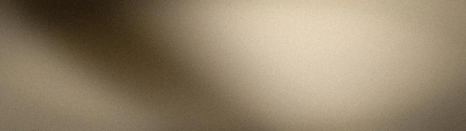 This wide beige brown gradient background image features an abstract grainy t 库存插图