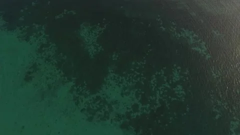 Wide Blue Sea Stock Footage 218344489