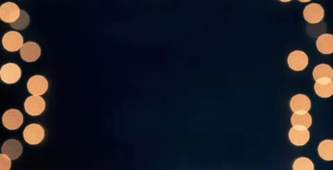 Wide blurred shot of lights on the side great for background or writing a tex Stock Photos