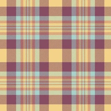 Wide check seamless textile, dining background texture tartan. Basic plaid .. Illustrazione stock