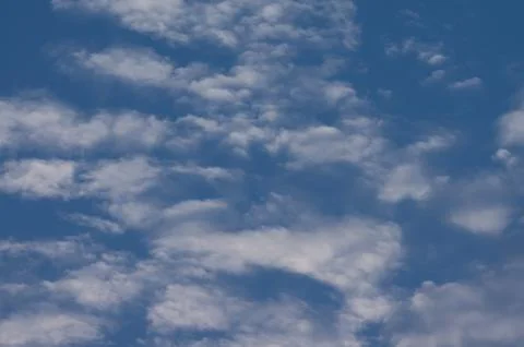 Wide cloud sky Stock Photos