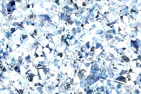Wide continuous crystal glass pattern Stock Illustration