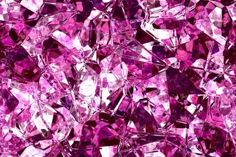 Wide continuous crystal glass pattern Illustrazione stock