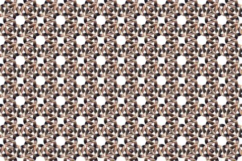 Wide continuous metal lattice pattern Stock Illustration