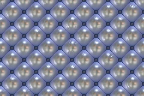 Wide continuous pattern of  quilting leather Stock Illustration