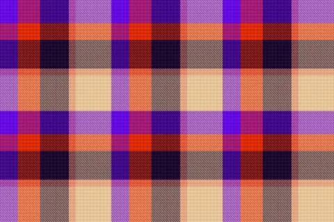 Wide continuous   plaid fabric pattern Stock Illustration