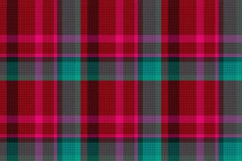 Wide continuous   plaid fabric pattern 스톡 일러스트