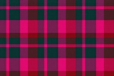 Wide continuous   plaid fabric pattern イラスト素材