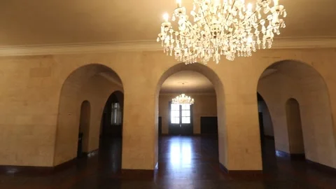 Wide corridor f the building 2 Stock Footage 324813656