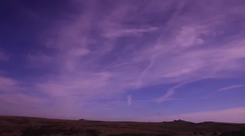Wide Dartmoor landscape Stock Footage 47877906