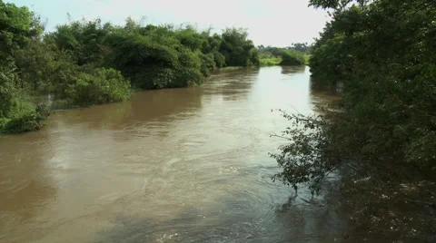 WIDE OF DENSU RIVER Stock Footage 58108054