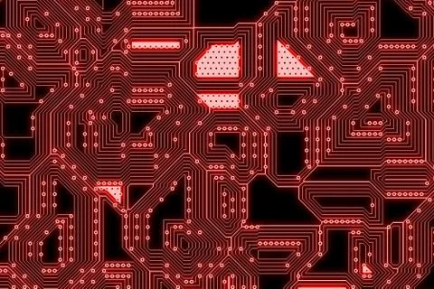 Wide   electronic high tech circuit background 스톡 일러스트