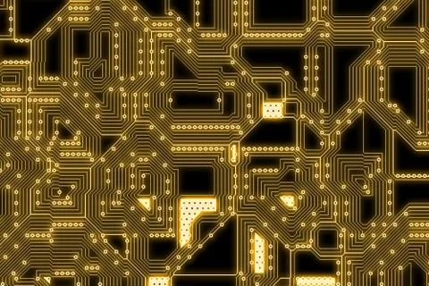 Wide   electronic high tech circuit background 스톡 일러스트
