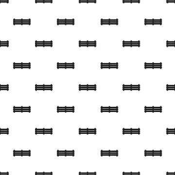 Wide fence pattern seamless Illustrazione stock