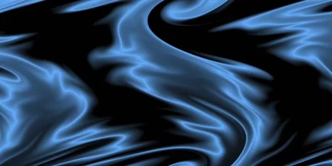 Wide-format abstract background - liquid. The color is black and blue. Video stock 238352490