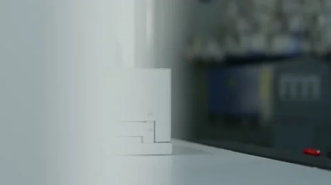 Wide format digital printer, plotter in Action. Stock Footage 61822777
