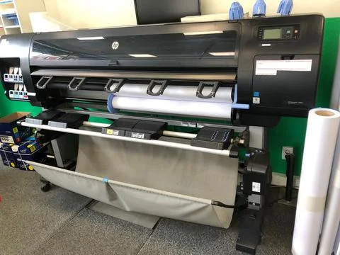 Wide Format Printer Stock Photos