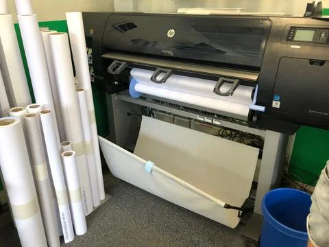 Wide Format Printer Stock Photos