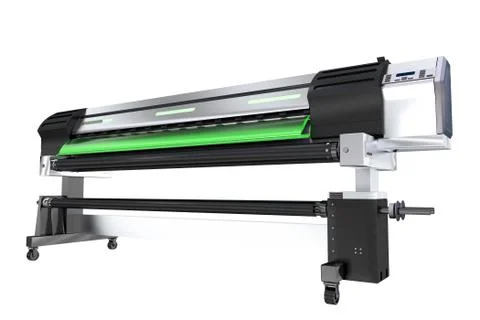 Wide format printer plotter Stock Illustration