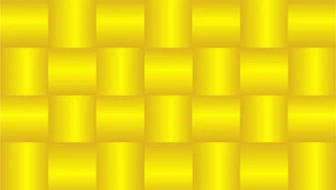 Wide Gold Basketweave Texture Pattern Stock Illustration