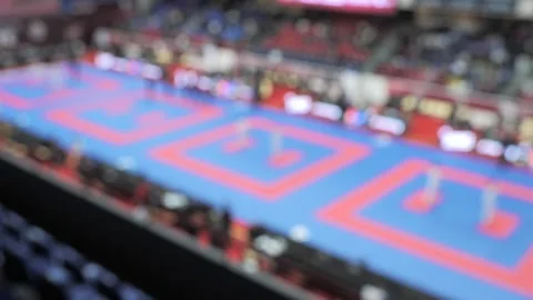 Wide Karate Tatami Stock Footage 302978644