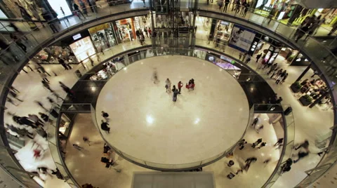 Wide mall center Stock-Footage 4250449